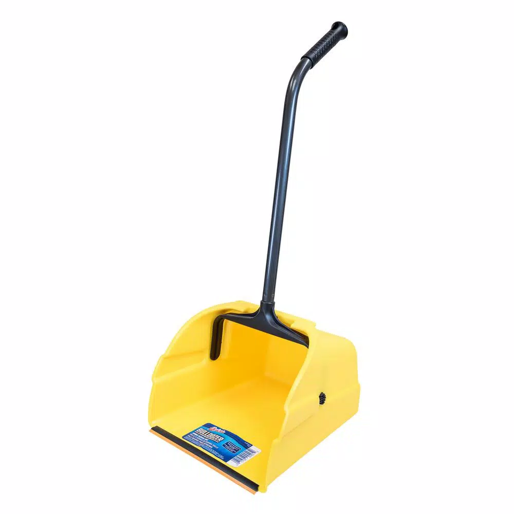 Quickie 14 in. Jumbo Debris Dust Pan with Swivel Handle