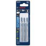 Bosch 21 TPI Bi-Metal T-Shank Jig Saw Blades for 10-16 Gauge Sheet Metal, 3-Pack thumbnail 1