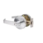 Global Door Controls Eiffel Style Commercial Privacy Lever, ANSI Grade 2, Brushed Chrome thumbnail 1