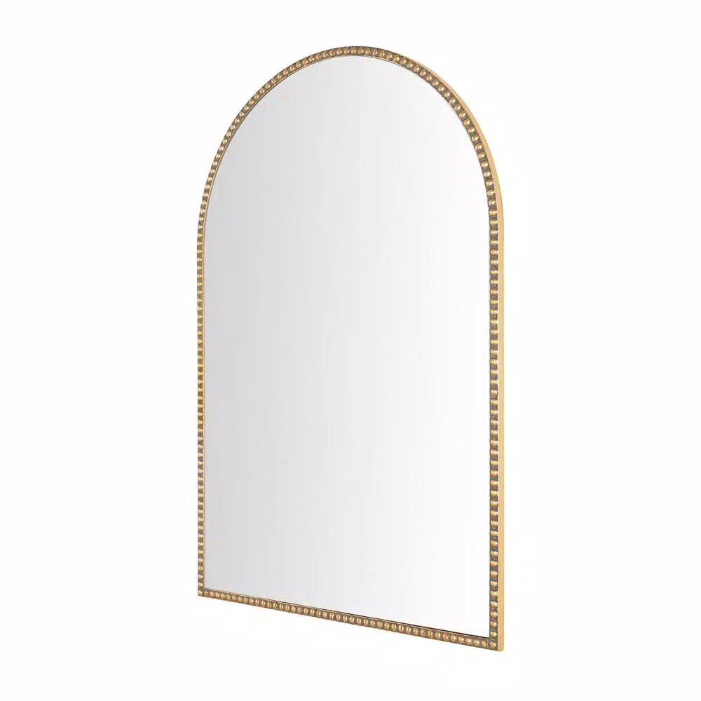 Home Decorators Collection Medium Arched Gold Antiqued Classic Accent Mirror