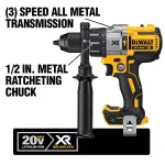 DEWALT 20V MAX XR Brushless 1/2 in. Hammer Drill Driver with Tool Connect (Tool Only) thumbnail 3