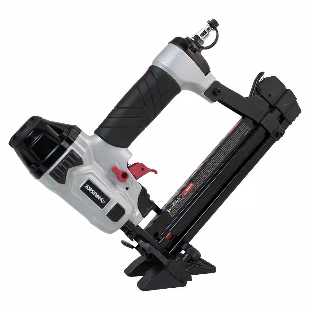 Husky 4-in-1 18-Gauge Pneumatic Mini Flooring Nailer and Stapler