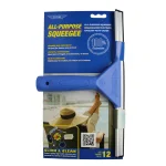 Ettore 12 in. All-Purpose Squeegee with Aluminum Channel and Streak-Free Rubber Blade thumbnail 2