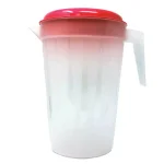 LavoHome 1 Gallon Clear Plastic Pitcher Jugs with Lids, 6-Pack, Assorted Colors thumbnail 3