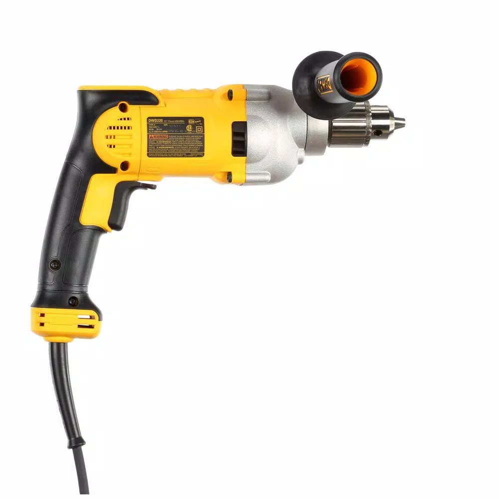 DEWALT 1/2 in. VSR Pistol Grip Corded Drill with E-Clutch Anti-Lock Control, 10.5 Amp