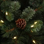 Home Accents Holiday 7.5 ft Alexander Pine Pre-Lit LED Artificial Christmas Tree with 550 SureBright Warm White Lights thumbnail 7