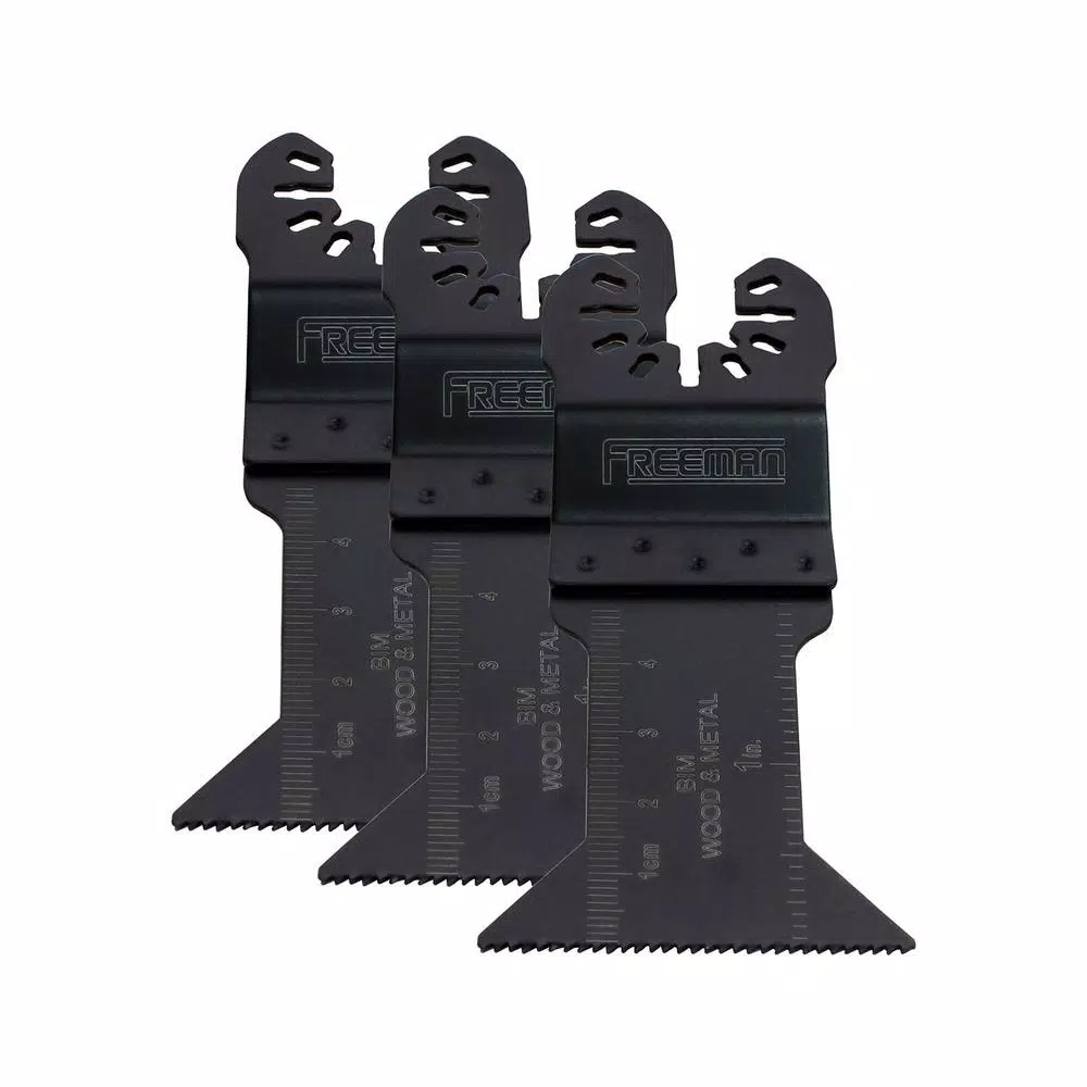 Freeman 55-Piece Impact Driver Bits and Oscillating Blades Kit with Zippered Case