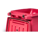 Toter 64 Gal. Red Hazardous Medical Waste Trash Can with Wheels and Locking Lid thumbnail 8