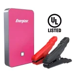 Energizer 7500mAh Lithium Jump Starter and 2.4A Power Bank USB Charger, Pink thumbnail 1