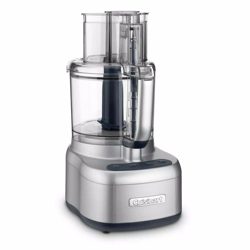 Cuisinart Elemental 11-Cup Food Processor with Stainless Steel Blades and See-Through Lid, Silver