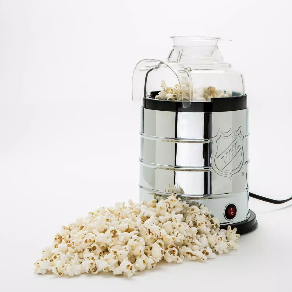 Pangea Brands NHL Stanley Cup 3 oz. Electroplated Silver Countertop Hot Air Popcorn Popper