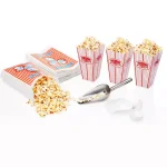 Great Northern Pasadena 8 oz. Antique Red Popcorn Machine with Cart, Commercial Quality Oil Popper thumbnail 5
