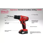Apollo 10.8V Cordless 3/8 in. Drill/Driver with 30-Piece Accessory Set thumbnail 6