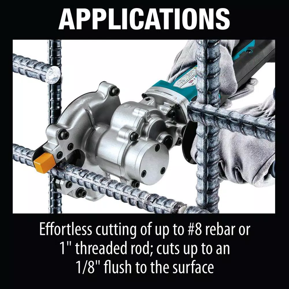 Makita 18V LXT Cordless Steel Rod Flush-Cutter Kit with 5.0 Ah Battery and Charger