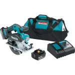 Makita 18V LXT Lithium-Ion Brushless 5-7/8" Metal Cutting Saw Kit with 2 5.0Ah Batteries and Charger thumbnail 1
