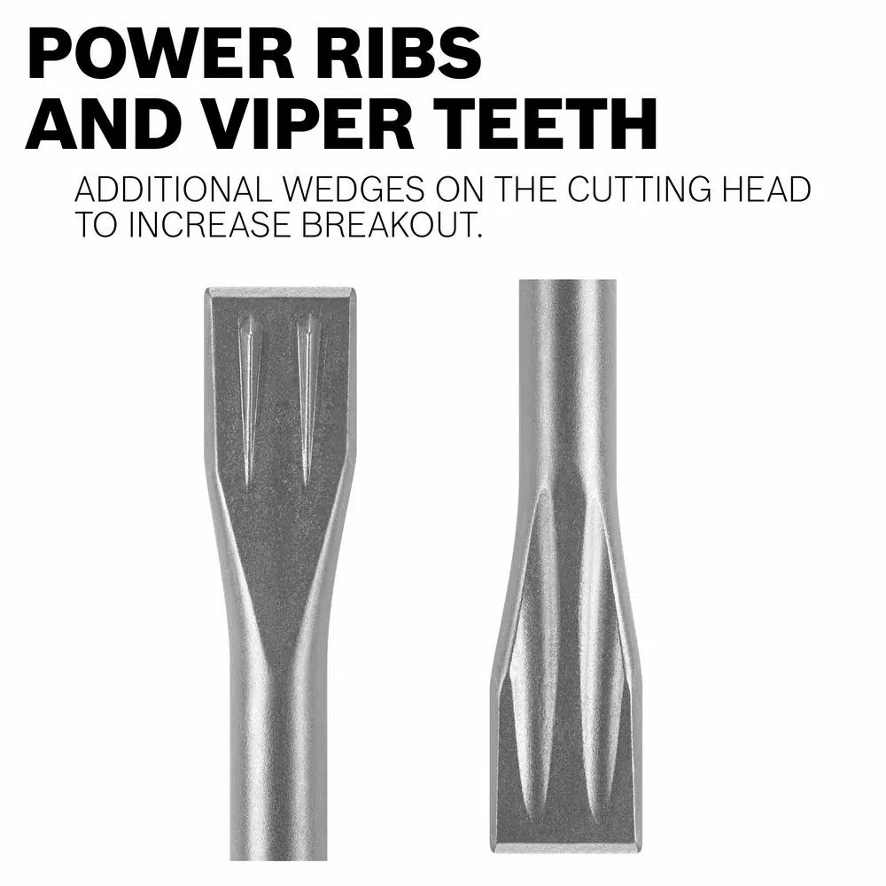 Bosch Bulldog Xtreme 1-1/2 in. x 10 in. SDS-Plus Self-Sharpening Tile Chisel