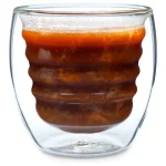 Ozeri Curva Artisan Series 8 oz. Double Wall Borosilicate Glass Tumblers, Set of 4 thumbnail 8
