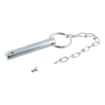 CURT 5/8" Replacement Swivel Jack Retainer Pin with 3-1/2" Chain thumbnail 3