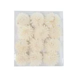 LITTON LANE White Sola Wood Carnation and Rose Artificial Flower Set (Set of 2) thumbnail 6