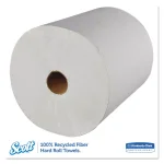 Scott Essential 100% Recycled Fiber Hard Roll Towels, White, 8 in. x 800 ft, 12 Rolls per Carton thumbnail 3