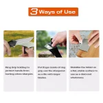 Sharpal 116N Credit Card Size Diamond Sharpening Stone Set, 3-Pack (Coarse, Fine, Extra-Fine) thumbnail 6
