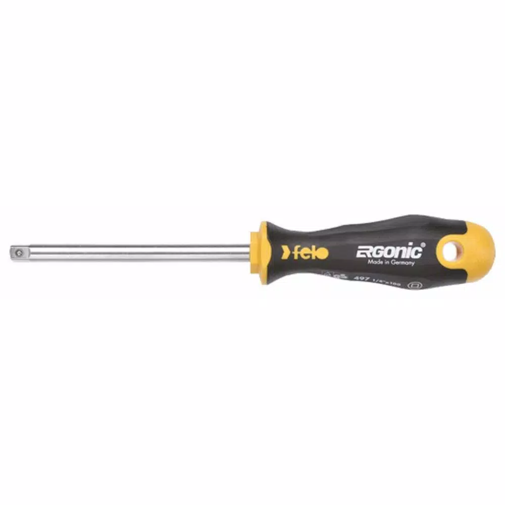 Felo R-GO 27-Piece 1/4 in. Stubby Ergonic Ratchet and Socket Multi-Tool Set