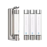 Drinkpod FIZZPod Silver One-Touch Sparkling Soda Maker Machine with 3 PET Bottles thumbnail 2