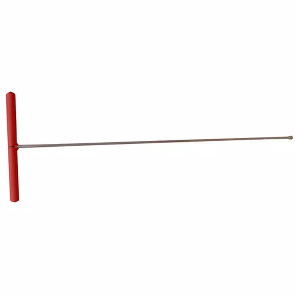 JONES STEPHENS 48 in. Steel Probing Rod with Carbon Steel Ball Point for Locating Underground Pipes