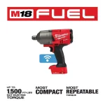 Milwaukee M18 FUEL ONE-KEY 3/4 in. High Torque Impact Wrench with 5.0 Ah Battery thumbnail 2