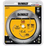 DEWALT FLEXVOLT 12 in. 78-Teeth Carbide-Tipped Miter Saw Blade thumbnail 2