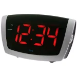 Equity by La Crosse Red LED Digital Alarm Clock with HI/LO Dimmer and Snooze - 7.25 in. x 3.9 in. thumbnail 2