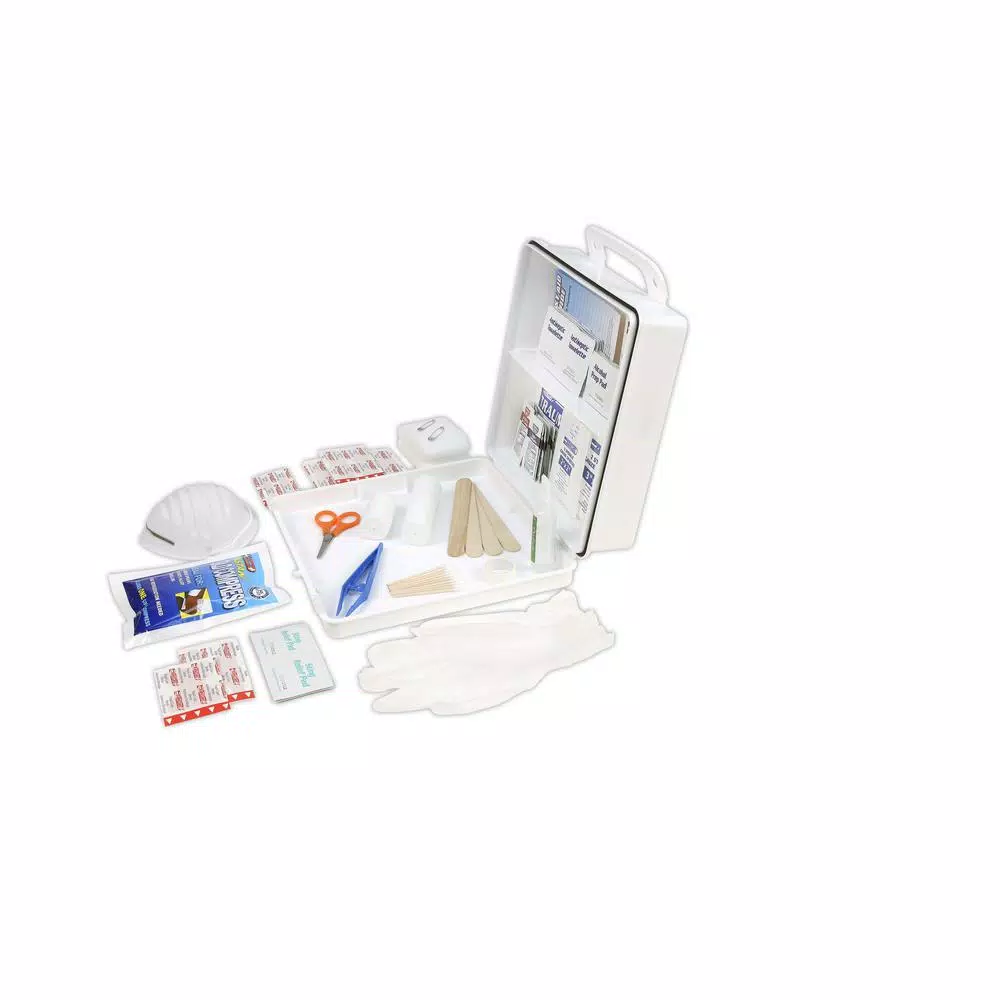 Rapid Care 233-Piece 50 Person OSHA/ANSI Compliant Poly First Aid Kit