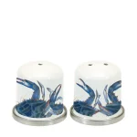 Golden Rabbit Blue Crab Enamelware Salt and Pepper Shakers, Set of 2 thumbnail 1