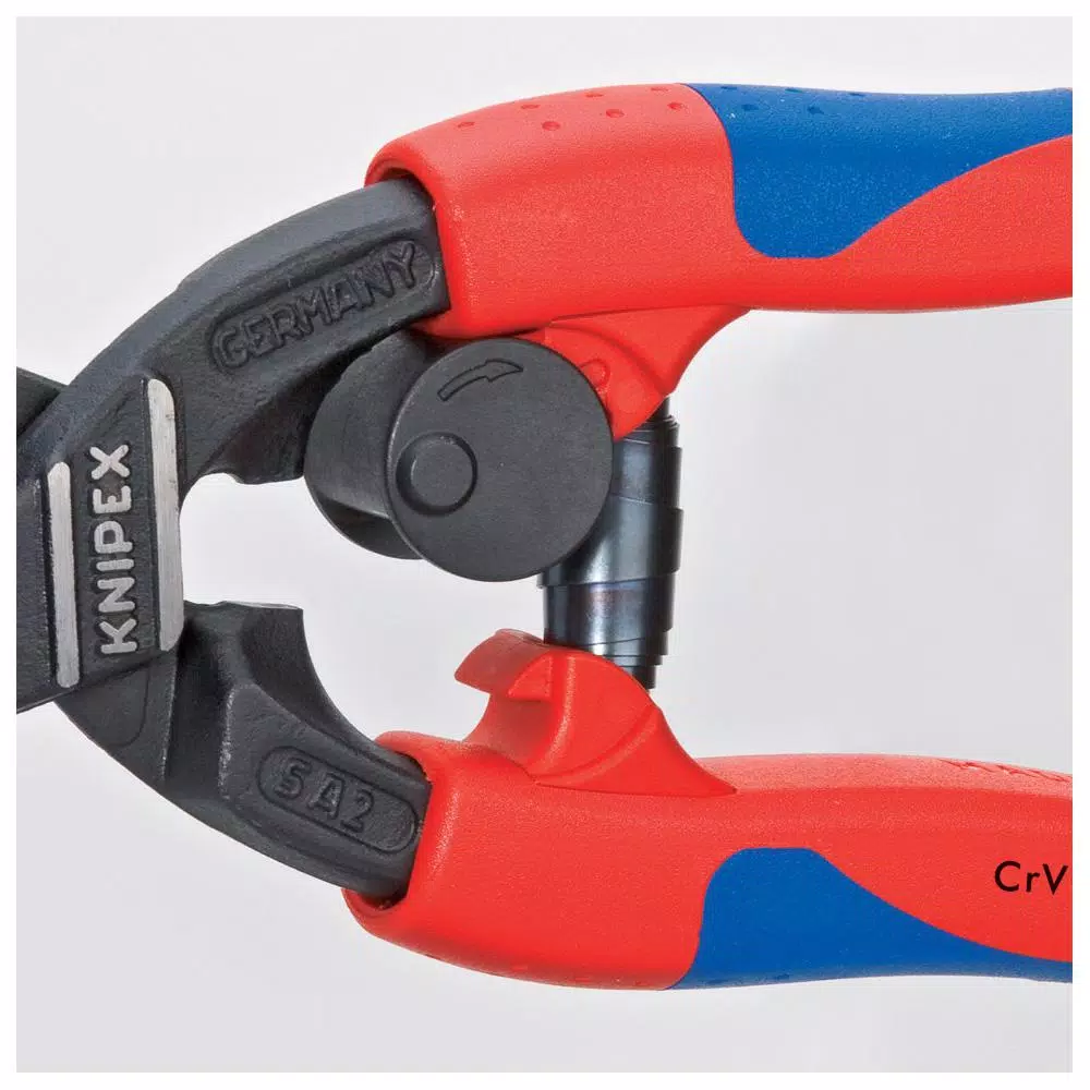 KNIPEX 8 in. High Leverage CoBolt Bolt Cutters with Notched Blade and Tether Attachment