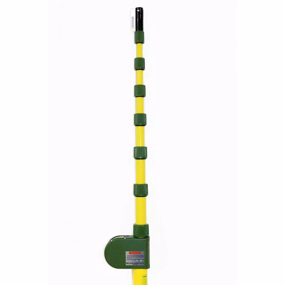 AdirPro 26 ft. Telescoping Digital Measuring Pole, Fiberglass Construction, 1:2,000 Accuracy