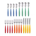 Fiesta Jamboree 20-Piece Flatware Set, Multi-Color 18/0 Stainless Steel, Service for 4 thumbnail 2