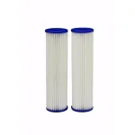 EcoPure Universal Fit Pleated Whole House Water Filter 2-Pack, 30 Micron thumbnail 1