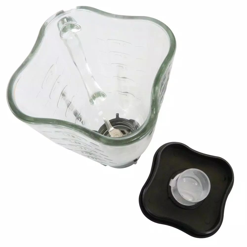 Better Chef 6-Piece 59 oz. Square Glass Blender Jar Replacement Kit for Oster Blenders