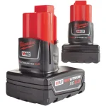 Milwaukee M12 12V XC 3.0 Ah Lithium-Ion Extended Capacity Battery Pack (2-Pack) thumbnail 2
