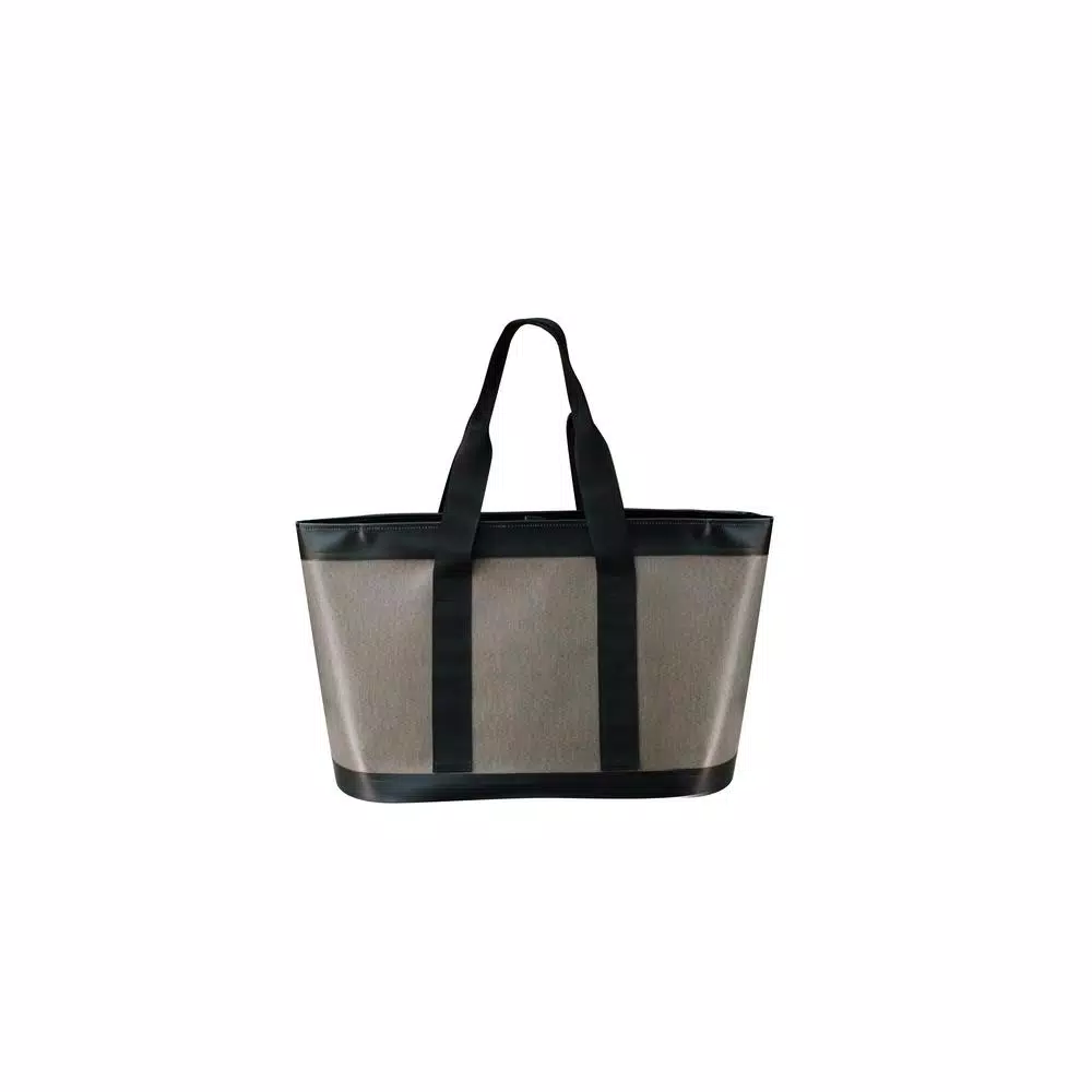 Camp-Zero Premium Carry-All Tote Bag - Rugged Waterproof Soft-Side Cooler, Tan and Black