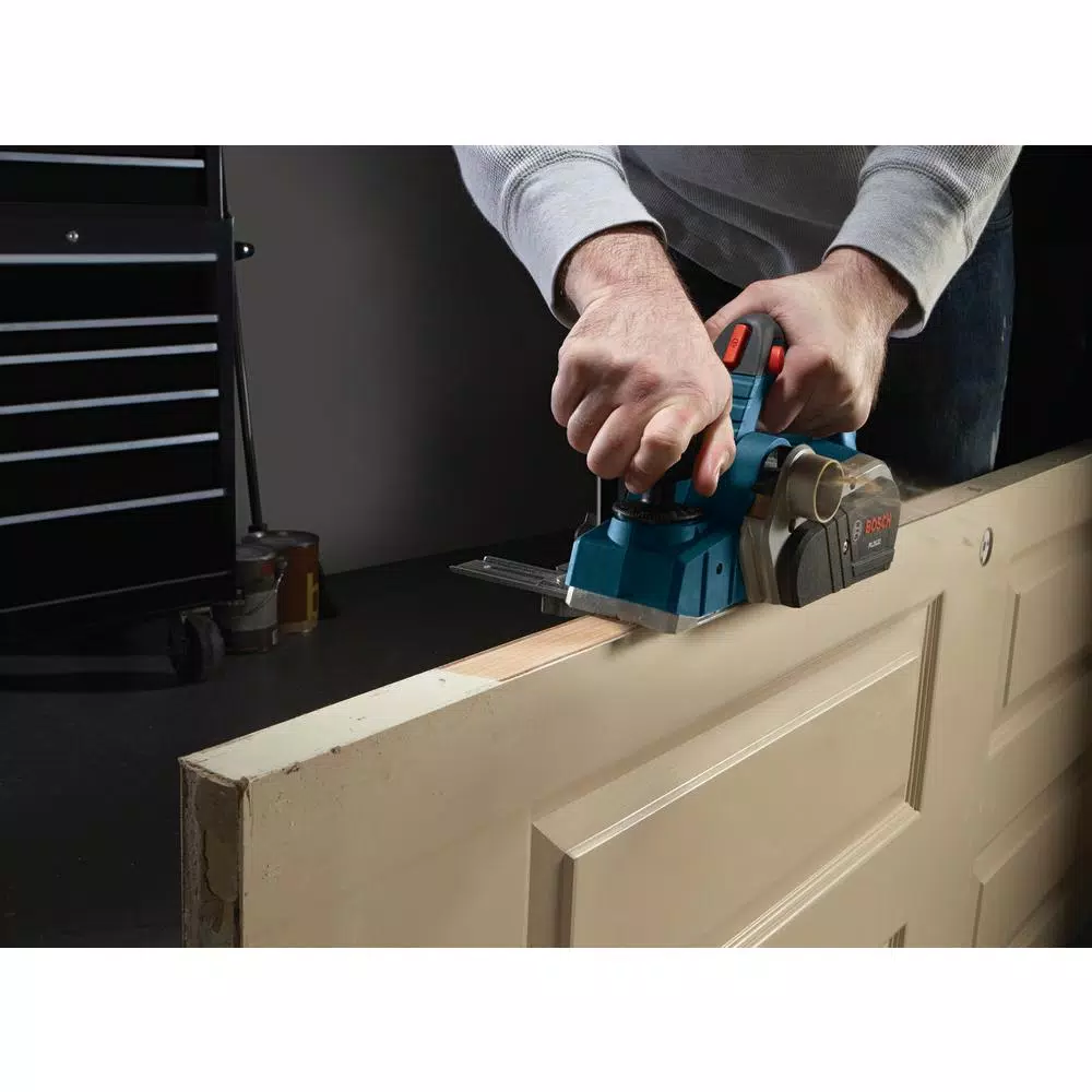 Bosch 3-1/4 in. Corded Planer Kit with Woodrazor Carbide Blades and Carrying Case
