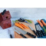 Henckels International Solution 15-Piece Knife Block Set with Hardwood Block thumbnail 5