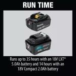 Makita 18V LXT Lithium-Ion Bluetooth Job Site Radio, Model XRM06B (Tool Only) thumbnail 11