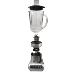 Koblenz Kitchen Magic Collection LKM-9510 RVI Professional 1000W Blender, 59 oz. Glass Jar, Silver thumbnail 1