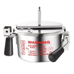 Great Northern Foundation 4 oz. Black Hot Oil Popcorn Machine with Cart thumbnail 6
