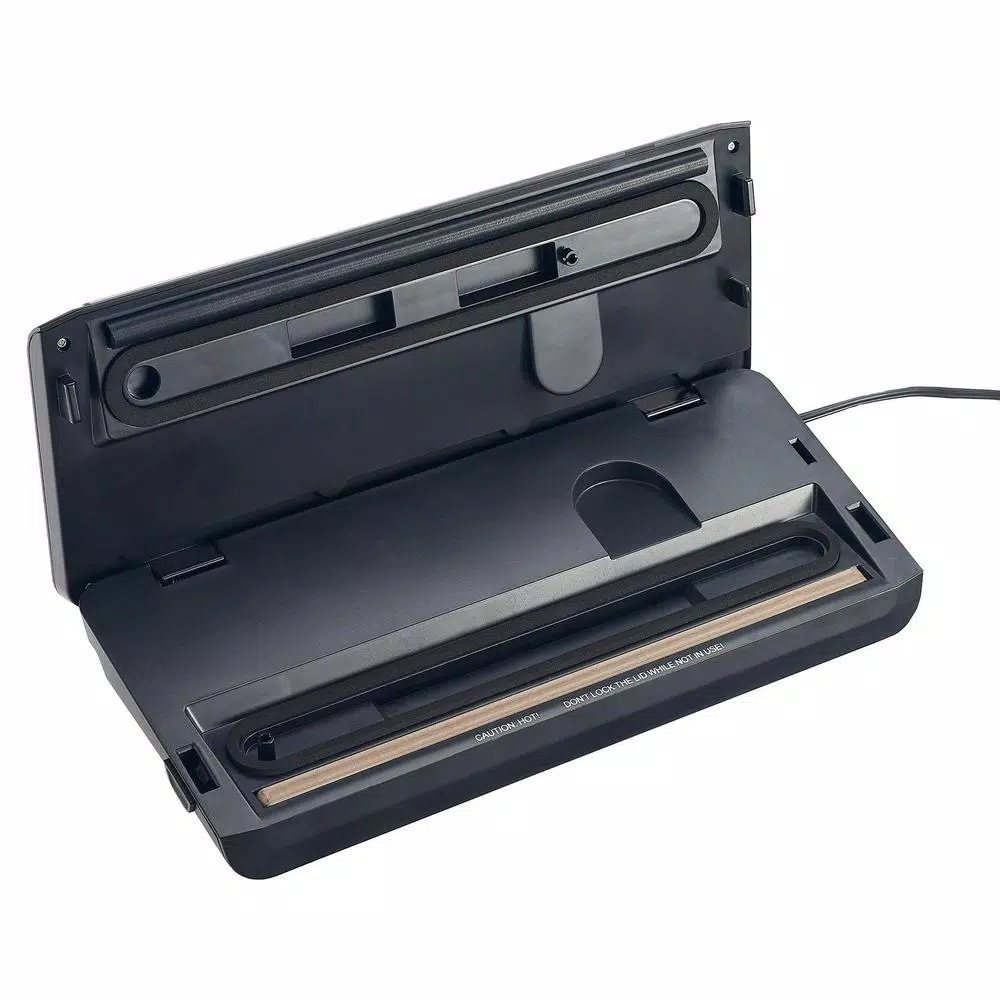 LEM MaxVac 100 Black and Stainless Steel Food Vacuum Sealer