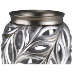 Unbranded Kiara 15.75 in. Silver Peacock Feather Decorative Table Vase thumbnail 2