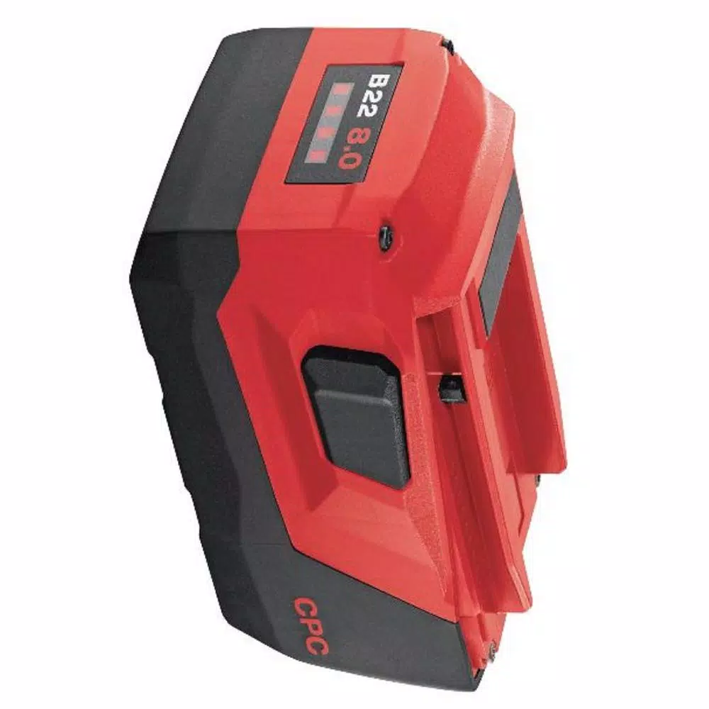 Hilti B 22/8.0 22V 8.0 Ah Lithium-Ion High Performance Industrial Battery Pack
