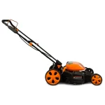 WEN 40V Max Cordless 21 in. 3-in-1 Walk Behind Push Lawn Mower with 2 Batteries and Charger thumbnail 2