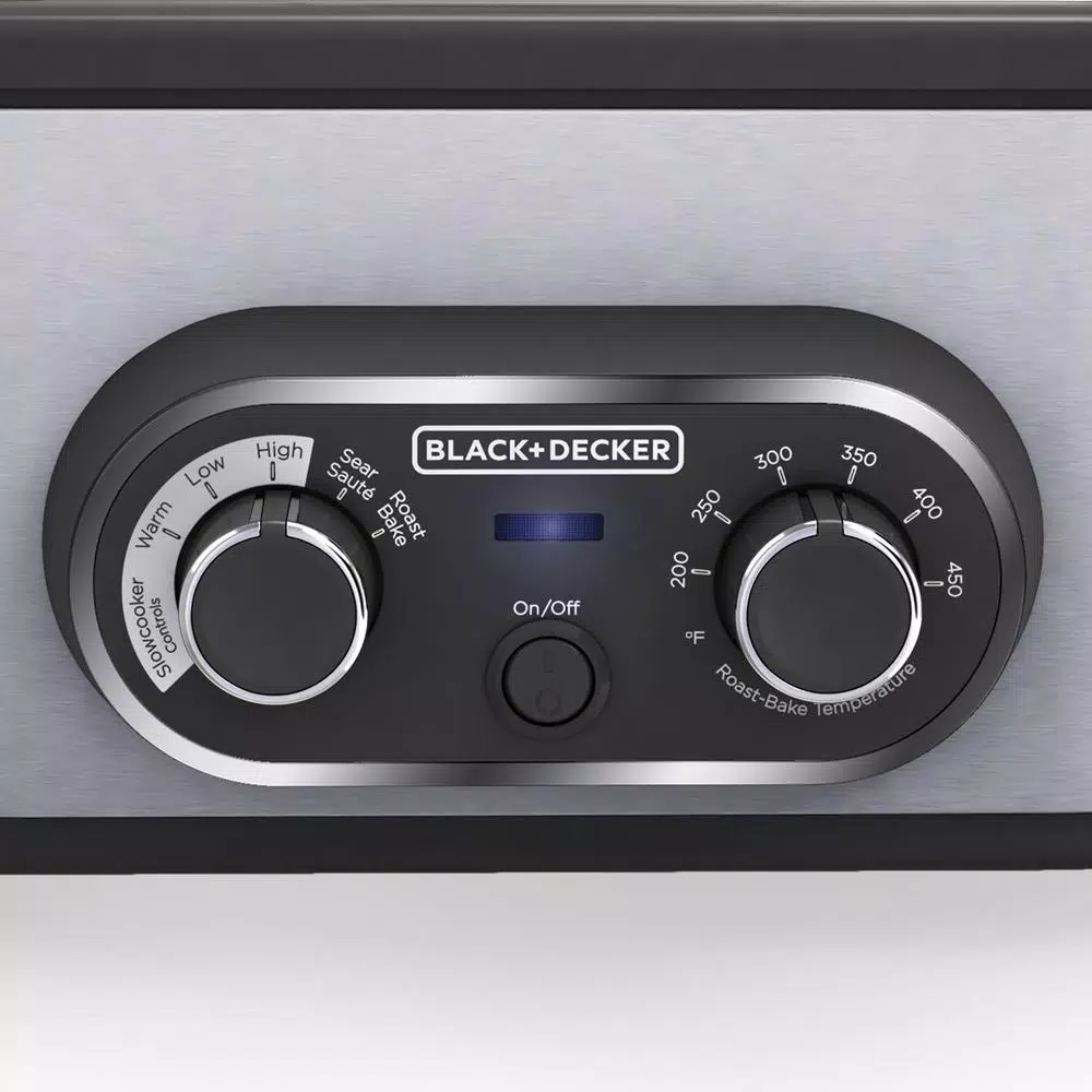 BLACK+DECKER BLACK + DECKER 6.5 Quart Stainless Steel Multicooker and Slow Cooker